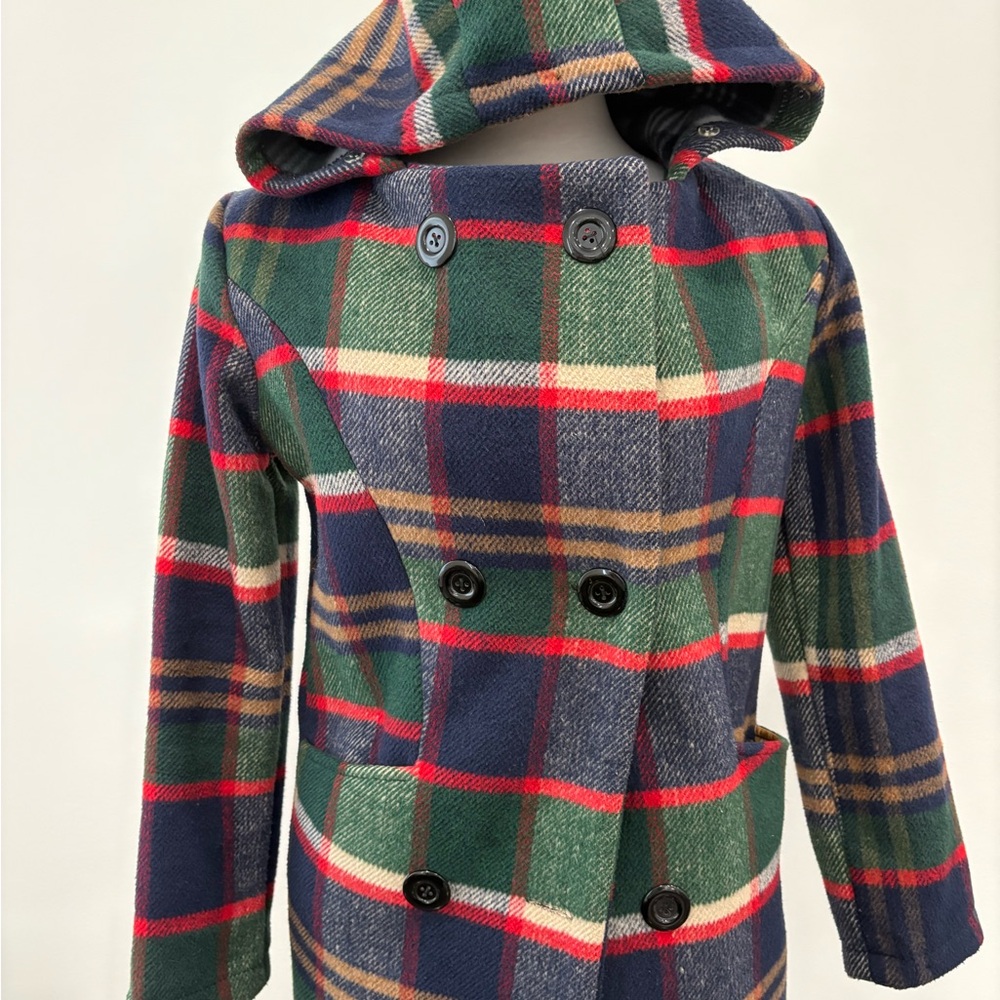 SALE 🔥Plaid Winter Coat | Hooded | Size M (Fits S–M) 🧥